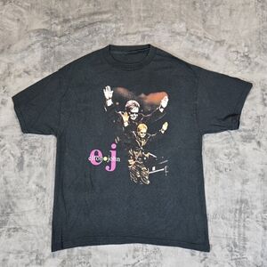 Elton John World Tour T Shirt Size Medium Black